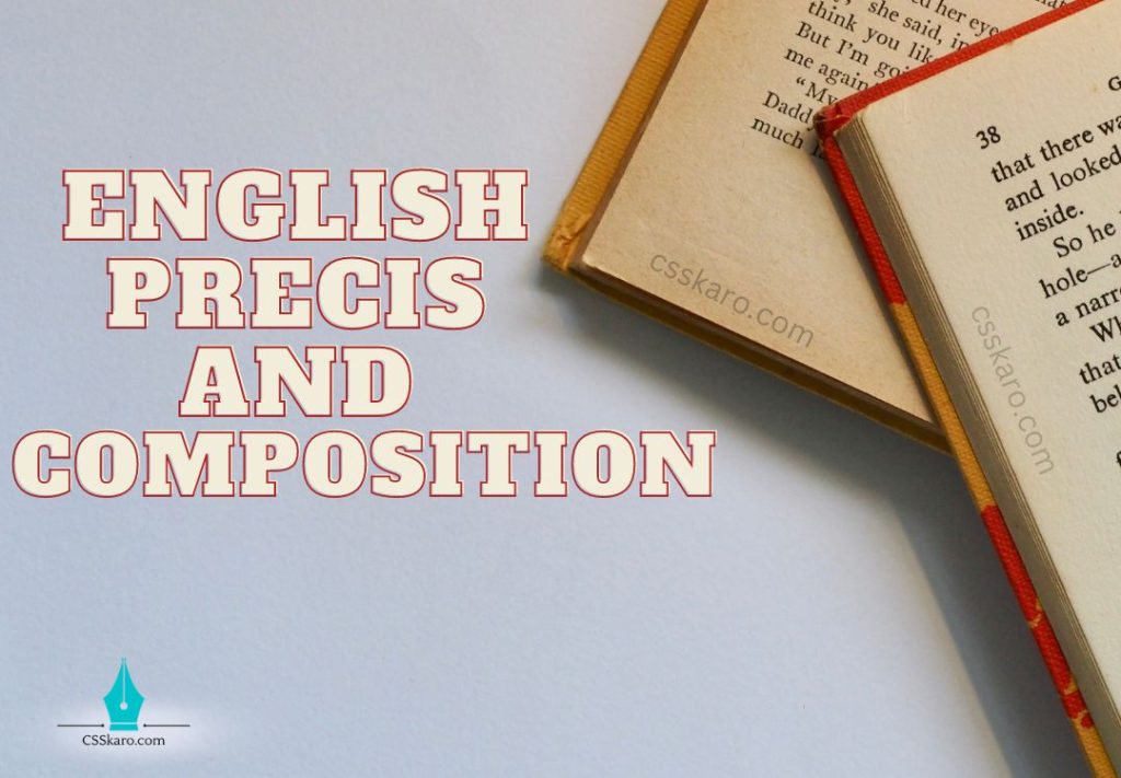 English Precis And Composition