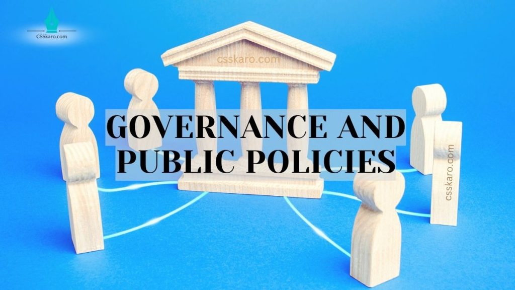 Governance And Public Policies