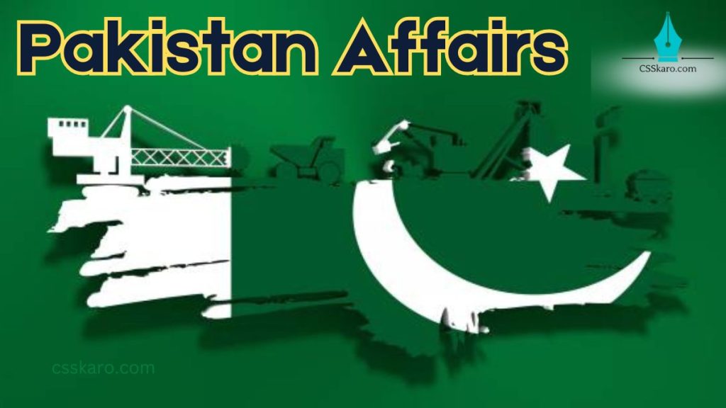 Pakistan Affairs Test