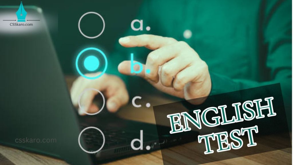 ENGLISH TEST