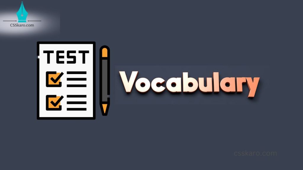 Vocabulary-test